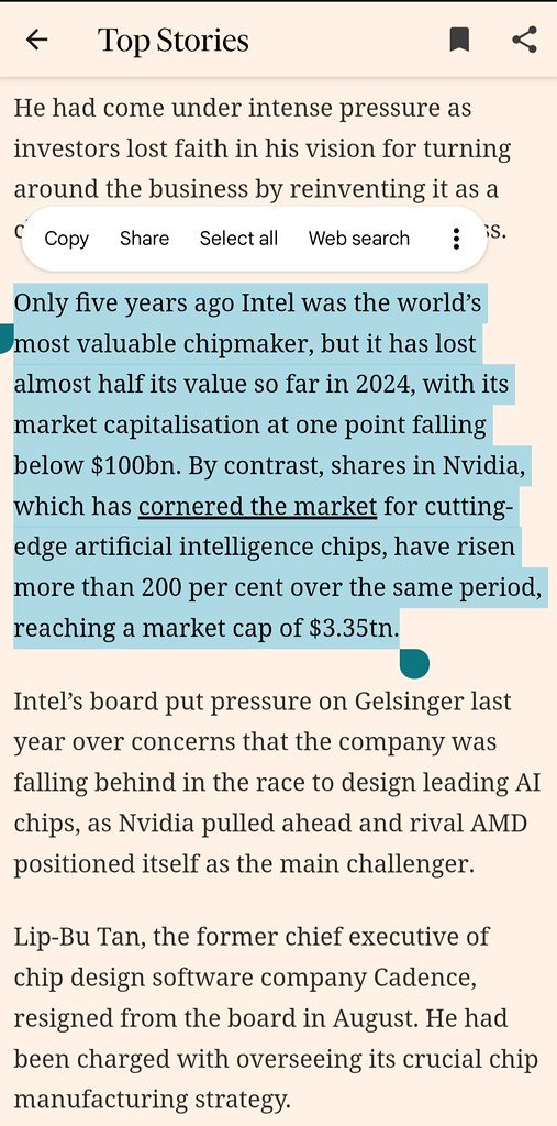 Nvidia market value: Worst drop as it nears $6 trillion